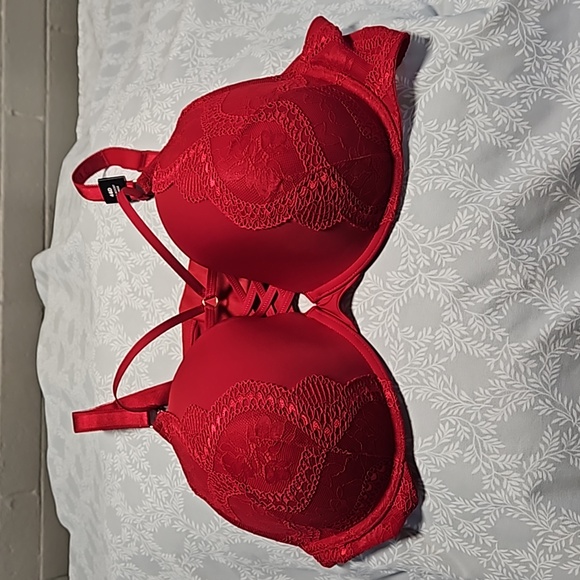 torrid Other - Torrid XO Plunge Push Up Bra Red Size 46D